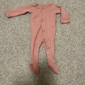 L’ovedbaby Organic baby snap footie